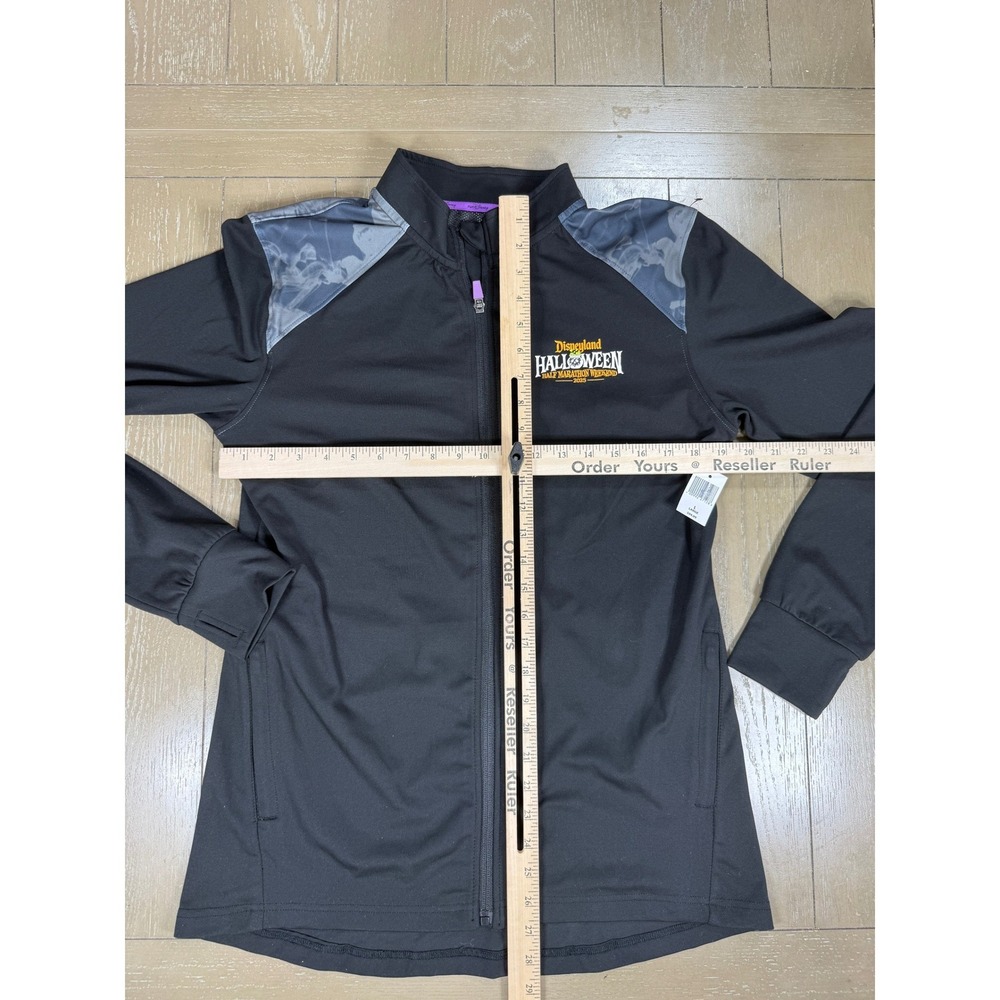 runDisney Jacket Womens Large Black Disneyland Halloween Half Marathon 2024 - Picture 7 of 11